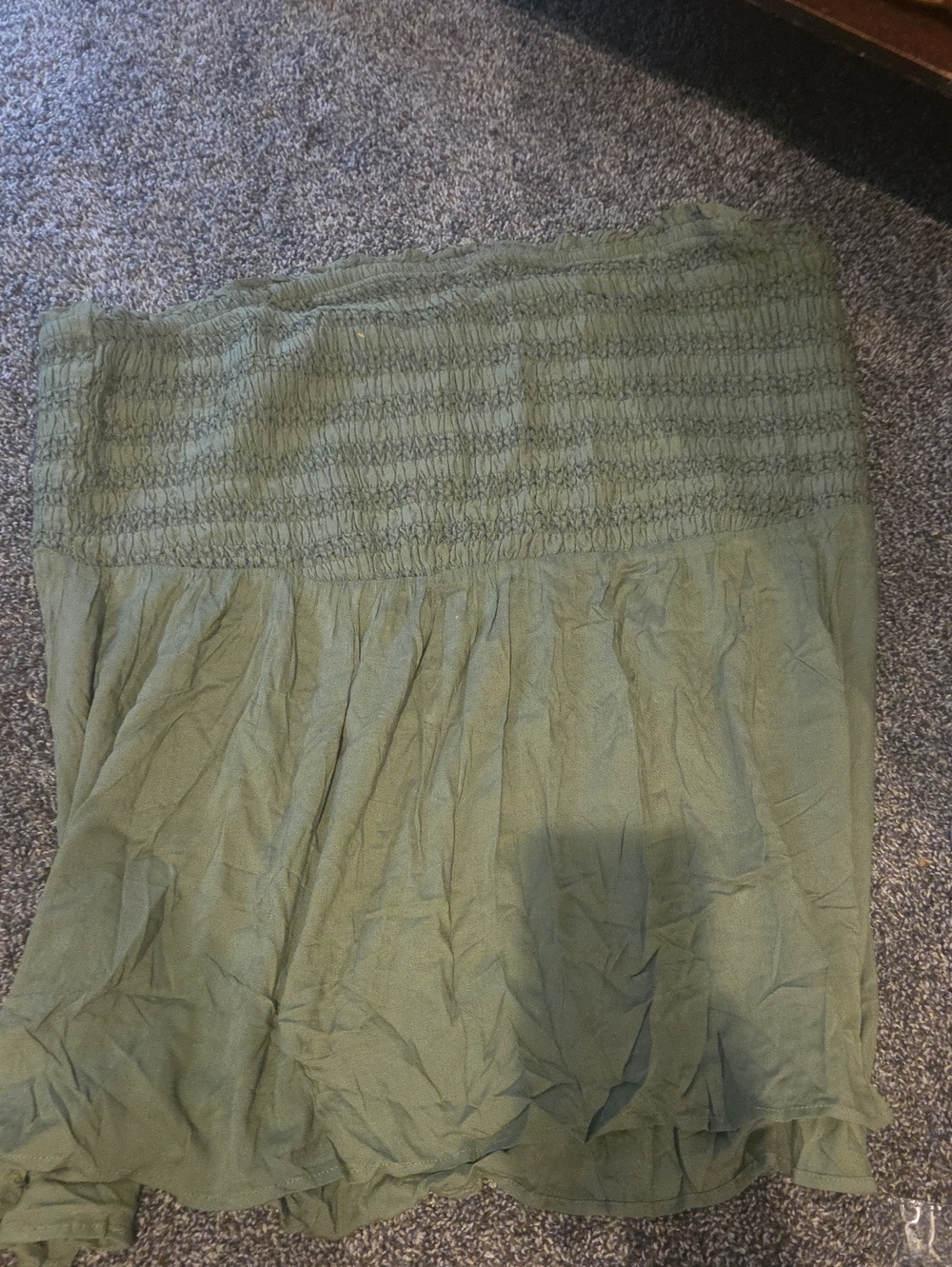 Olive Green Women's Top